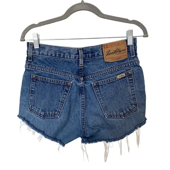 LEVI Strauss Cut off Denim Shorts 30 - Picture 2 of 13